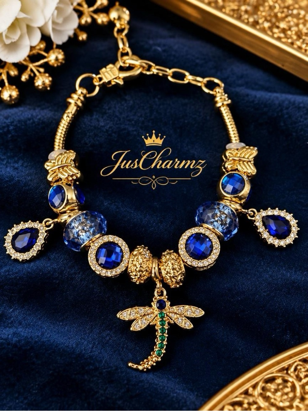 Dragonfly Lover Charm Bracelet